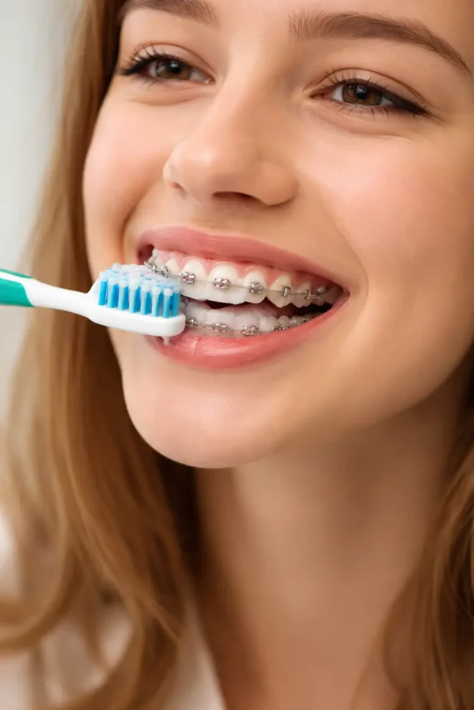 How to Brush Teeth With Braces