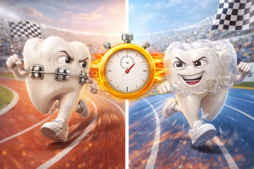 Does Invisalign Work Faster Than Braces