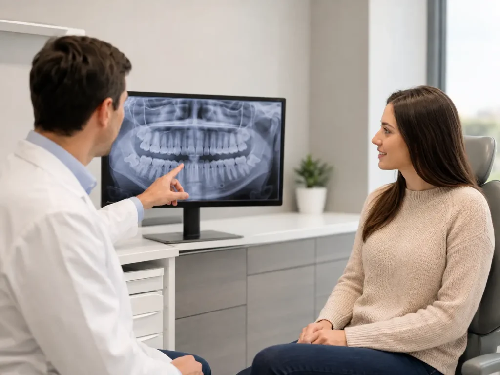 Dental Consultation with Panoramic X-Ray