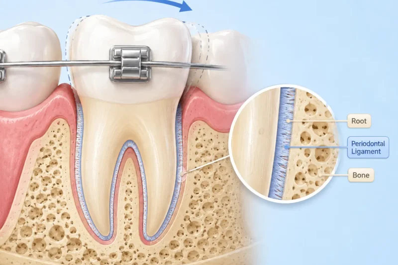 Orthodontic Tooth Movement Diagram